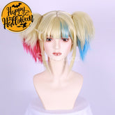 【In Stock】Anime Suicide Squad Isekai Cosplay Harley Quinn Wig Wigs